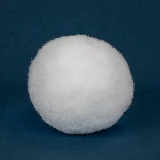 Northlight Set of 6 Plush Faux Christmas Snow Balls White {3}