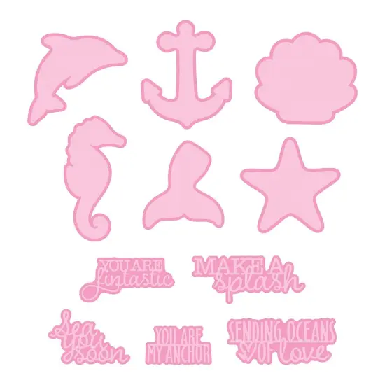 Tonic Studios Shakers And Die Set-Under The Sea {4}