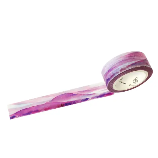 Wrapables Scenic Nature Washi Masking Tape Violet Landscape {1}