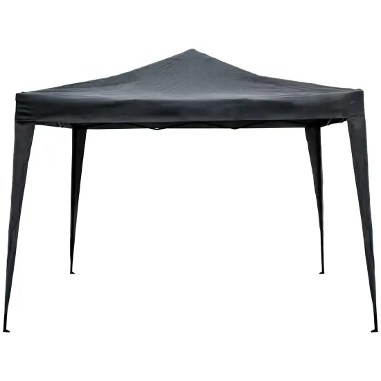Northlight 10' x 10' Pop-Up Outdoor Canopy Gazebo Gray {1}
