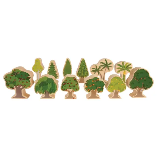 Kaplan Early Learning Company Four Seasons Wood Trees - Double-Sided {1}