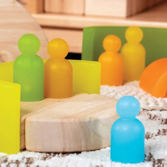 Kaplan Early Learning Company Discovery People - Natural - 16 Pieces {5}