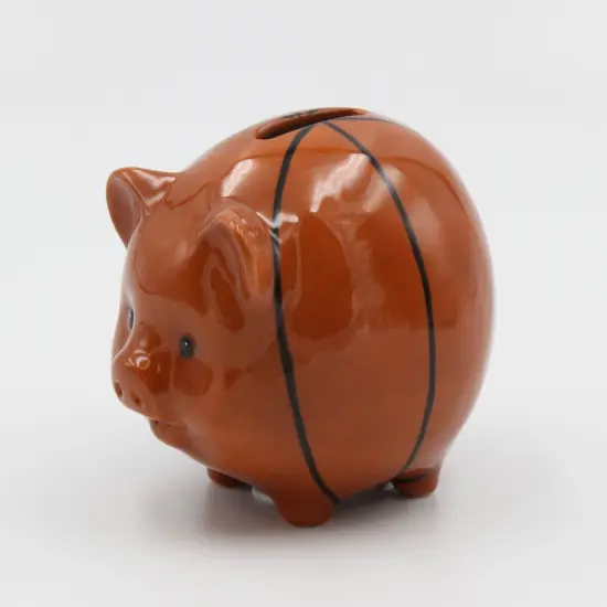 Ceramic Basketball Piggy Bank, Home Décor, Gift for Him, Gift for Dad, Gift for Son, Daughter, Kid’s Room Décor, Game Room Decor {3}