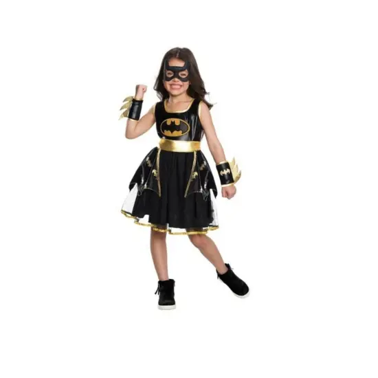 Rubies Girl's Batgirl Tutu Dress Childs Halloween Costume - Small 5-6 Black {3}
