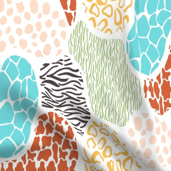 Various Fabrics by the Yard or Fat Quarter Abstract Jungle Animal Nature Zebra Leopard Cow Kitsch Custom Printed Fabric by Spoonflower {5}