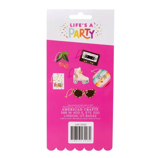 Damask Love Life's A Party Cardstock Die-Cuts-Layered Tags {2}