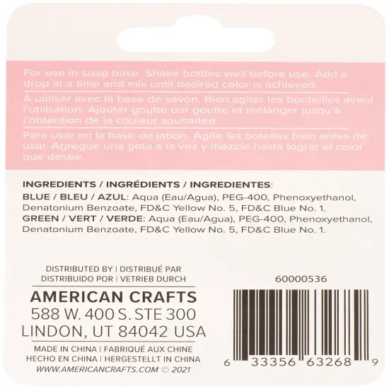 We R SUDS Soap Maker Colorant 3ml 2/Pkg-Cool Beach {3}