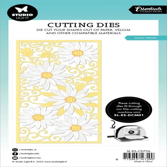 Studio Light Essentials Cutting Die-Nr. 736, Daisy Frame {3}