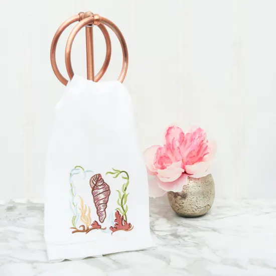 Tulip Shell Woven Kitchen Towel {4}