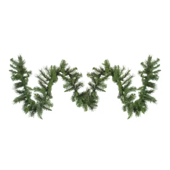 Northlight Real Touch™ Mixed Canyon Pine Artificial Christmas Garland - 9' x 12" - Unlit Green {1}
