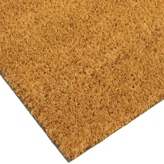 Northlight Natural Coir "Love" Outdoor Doormat 18" x 30" Brown {6}