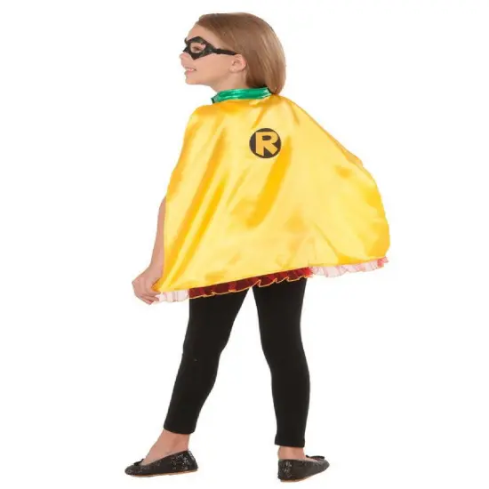 Rubies Yellow and Green Robin Girls Halloween Costume Set Size Small 4-6 {1}