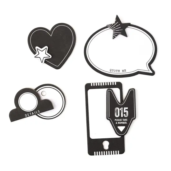 Vicki Boutin Print Shop Mixed Chipboard Shapes-30 Pieces {3}