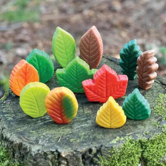 Yellow Door Sensory Play Stones: Leaves - 12 Pieces {7}