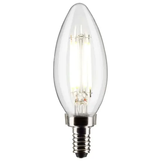 Satco 5.5w B11 LED 2700K Candelabra Base Dimmable - 60w equiv Warm White {2}