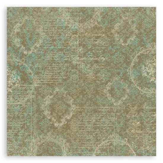 Stamperia Polyester Fabric 12"X12" 4/Pkg-Precious {5}