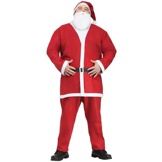 Fun World Pub Crawl Adult Santa Claus Suit Christmas Costume - Plus Size Red {3}