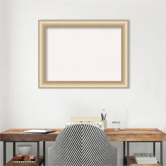 Elegant Framed Corkboard, White Cork Honey {5}
