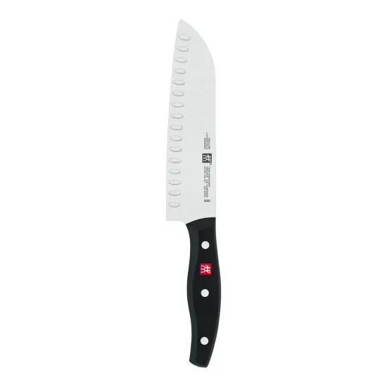 ZWILLING TWIN Signature 7-inch Hollow Edge Santoku Knife {1}