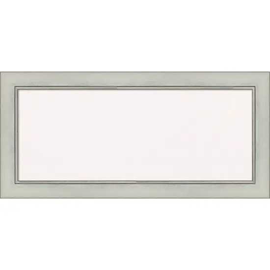 Flair Framed Corkboard, White Cork Silver Patina {1}