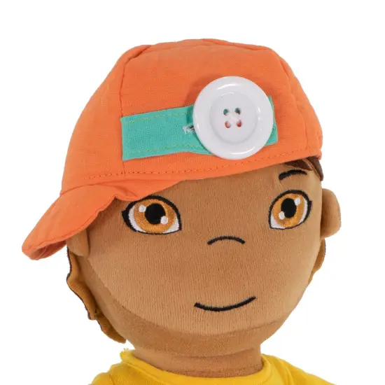 Miniland Fastening Learn To Dress Doll - Male with Dark Hair {3}