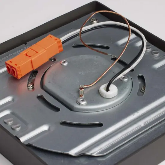 10.5w 5.5-in Flush Mount LED Fixture 3000K Square Shape Bronze Finish 120v Warm White {5}