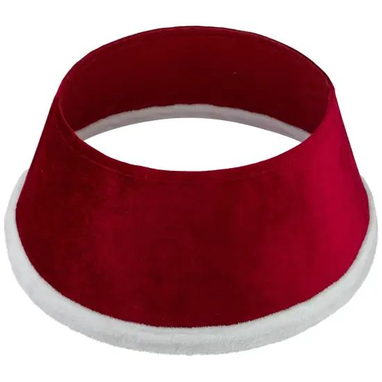 Northlight 25" Red Santa Suit Round Christmas Tree Collar {6}