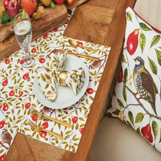 Partridge In A Pear Tree Printed Kitchen Towel {3}