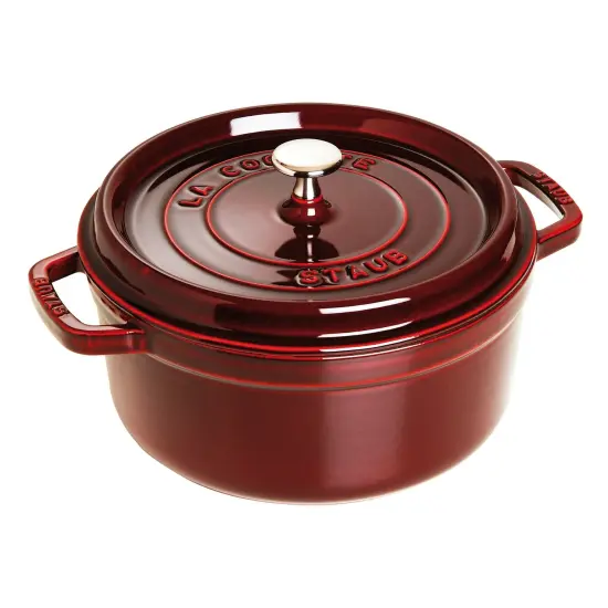 STAUB Cast Iron 4-qt Round Cocotte {7}
