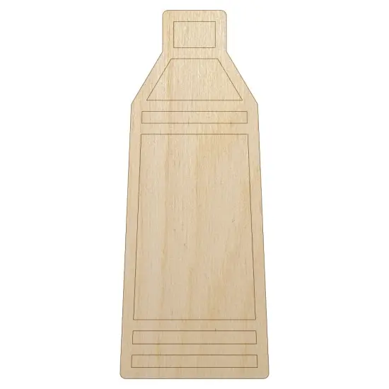 Toothpaste Tube Unfinished Wood Shape Piece Cutout for DIY Craft Projects {7}