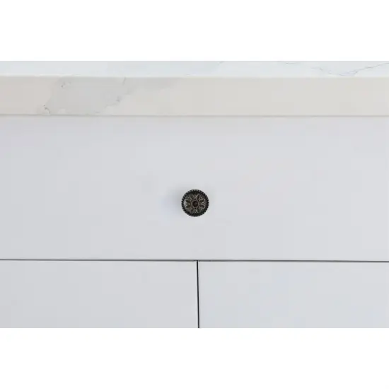 Corio 0.9" Diameter Antique Bronze Mushroom Knob Multipack (Set of 10) {2}