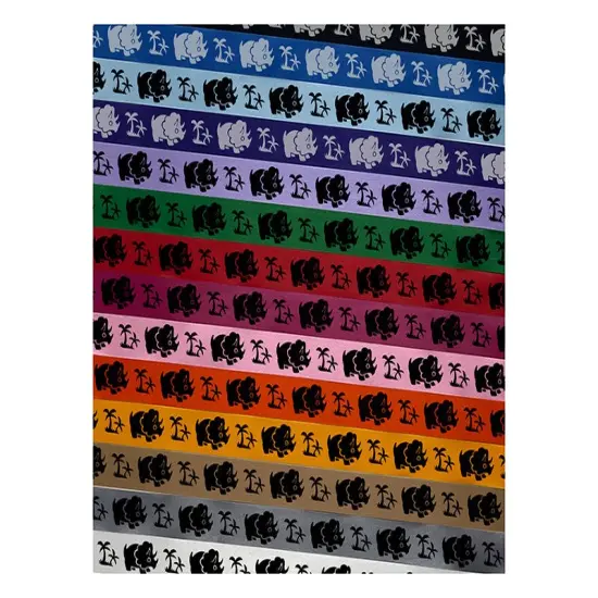 Cute Triceratops Dinosaur Satin Ribbon for Bows Gift Wrapping DIY Craft Projects - 1" - 3 Yards Red Ribbon {1}