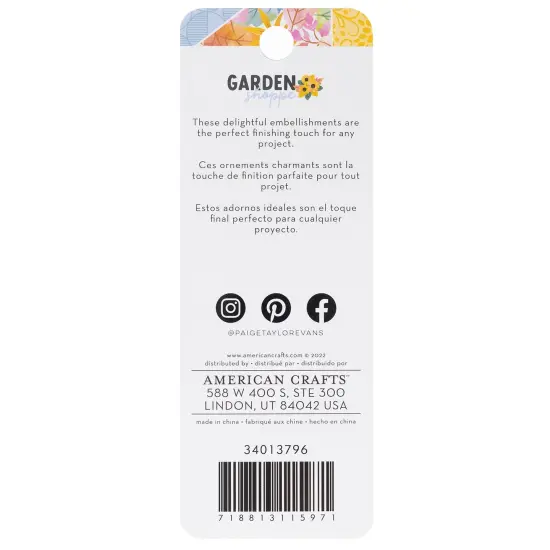 Paige Evans Garden Shoppe Epoxy Stickers - 32pcs {2}