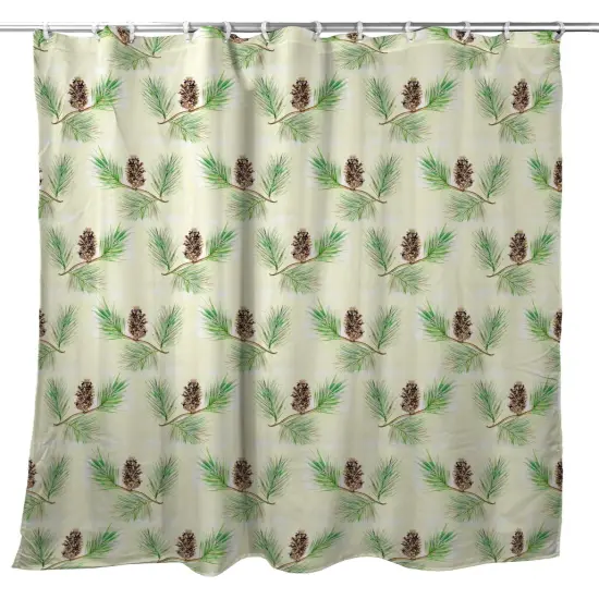 Betsy Drake Betsy's Pine Cone Shower Curtain {1}