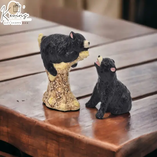 Ceramic Black Bear Salt & Pepper Shakers, Home D&eacute;cor, Gift for Her, Gift for Mom, Kitchen D&eacute;cor, Cabin Decor {2}