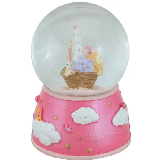 Northlight 5" Children's Pink Sleepy Time Musical Snow Globe {5}