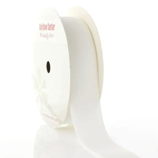 1" Velvet Ribbon (5yd & 25yd Spool Lengths) White {1}