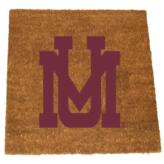 Memory Company NCAA Montana Grizzlies Rectangular Coir Door Mat 29.5" x 19.5" Brown {1}