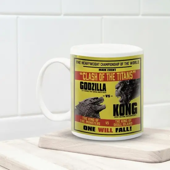Godzilla vs Kong Man Event 11 Ounce Ceramic Mug {5}