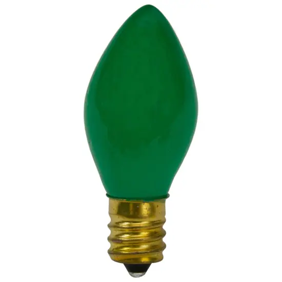 Northlight C7 Opaque Christmas Replacement Bulbs - Green - 4ct {3}