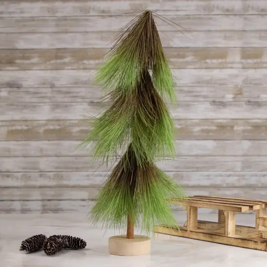 Northlight Pine Needle Tree Christmas Decoration - 20.5" - Green and Brown {3}