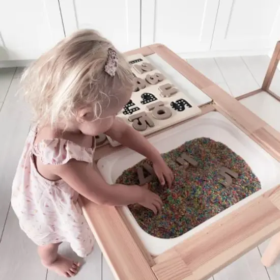 Creative Beginning Chalkboard-Based Alphabet & Number Puzzle Set {6}