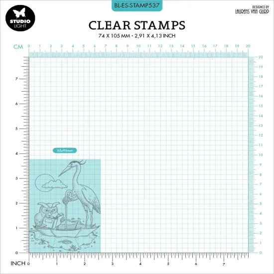 Studio Light Clear Stamps By Laurens Van Gurp-Nr. 537, A Wise Owl {4}