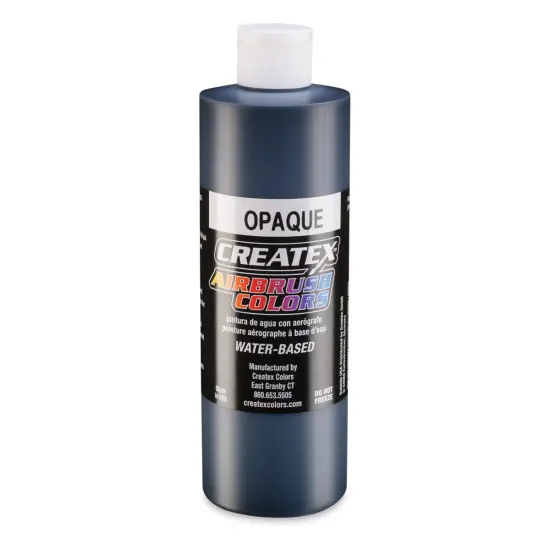 Createx Airbrush Color - 16 oz, Opaque Black {1}