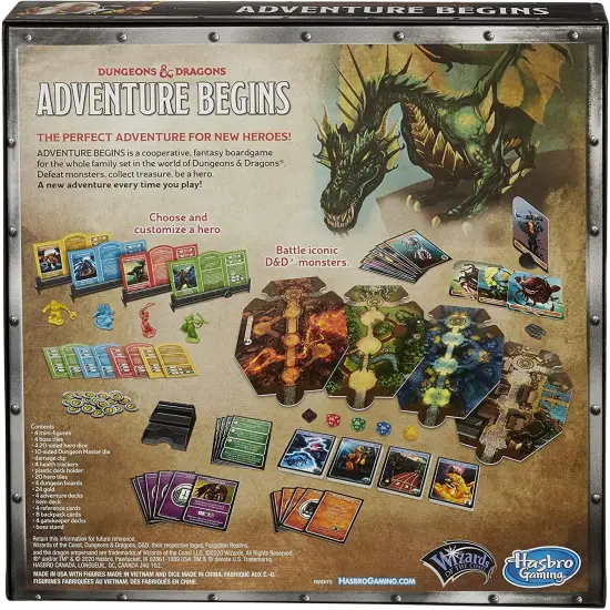 Dungeons & Dragons Adventure Begins Board Game | 2-4 Players {4}