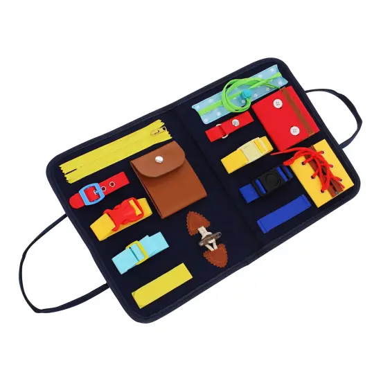 Acorn Baby Busy Activity Board - Educational Travel Activity Sensory Board Toy {1}