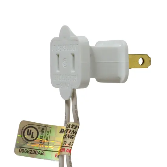 Northlight 4' Pre-Lit White Pine Slim Artificial Christmas Tree - Multi Lights {4}