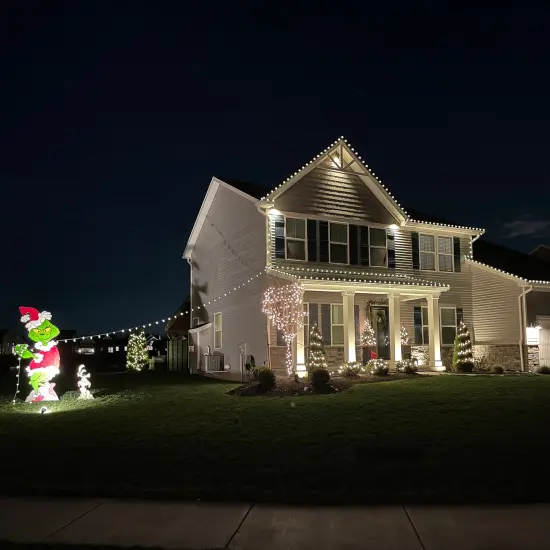 Northlight LED Faceted C9 Christmas Lights - Warm White - 66' Green Wire - 100ct Clear {1}