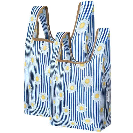 Wrapables JoliBag Collection Reusable Shopping Bag (Set of 2) Sprig {1}