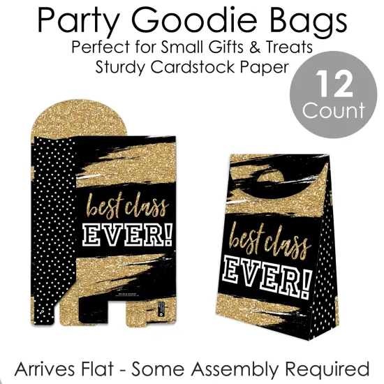 Big Dot of Happiness Reunited - School Class Reunion Gift Favor Bags - Party Goodie Boxes - Set of 12 {7}